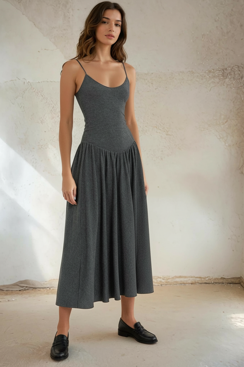 Strappy Midi Dress